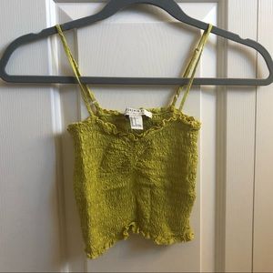 Scrunchie crop top